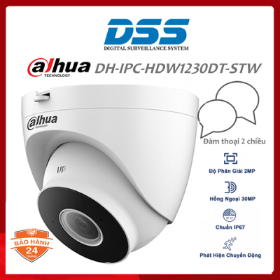 Camera Dome Wifi DH-IPC-HDW1230DT-STW