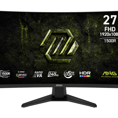 MÀN HÌNH CONG MSI MAG 275CF X24 (27INCH/ RAPID VA/ FULL HD/ 240HZ/ 1500R/ 0.5MS)