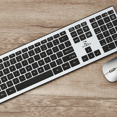 Bộ bàn phím chuột quang không dây Zadez ZMK- 530G Xám