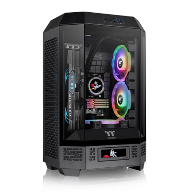 Vỏ Case Máy Tính Thermaltake Tower 300 - Snow (Matx, 3 fan 14cm, Màu đen) - Không kèm Fan