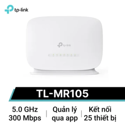 Thiết bị định tuyến băng tần 2,4 GHz, W-CDMA FDD/E-UTRA FDD, TPLINK, TL-MR105