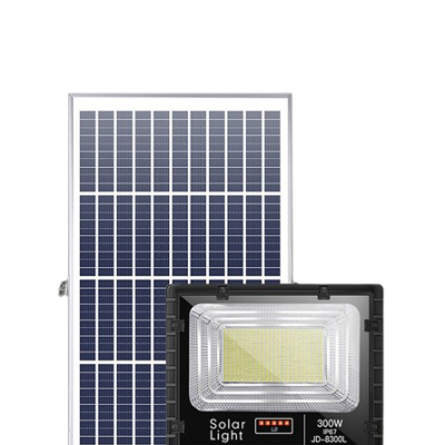 Đèn Pha Năng Lượng Mặt Trời Jindian JD-8300L 300W