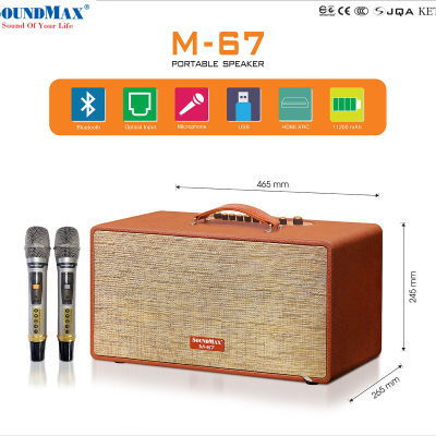 Loa Bluetooth Karaoke Soundmax M67