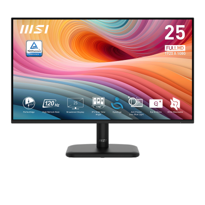 Màn hình 24 inch MSI Pro MP251 E2 (24.5 IPS/ FullHD/ 120Hz/ 1ms MPRT/ 99% sRGB) - có loa tích hợp
