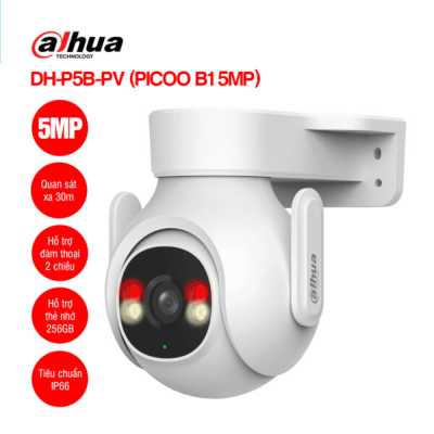 Camera Wifi Dahua 5MP DH-P5B-PV (PICOO B1 5MP)