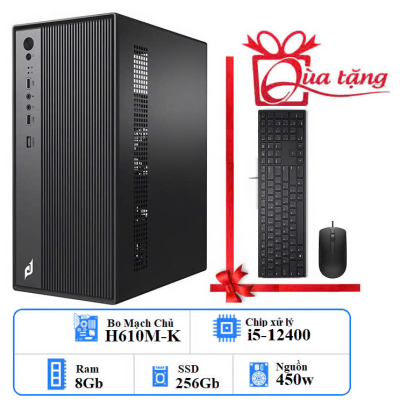 PC VĂN PHÒNG I5 -THẾ HỆ 12: H610/ i5-12400/ RAM 8GB/ SSD 256GB/ 450W