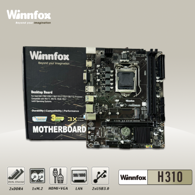 Bo mạch chính máy tính Main Winnfox H310 (HDMI, VGA, SSD-M.2) -LGA 1151