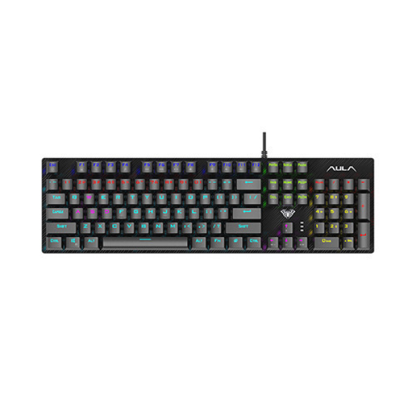 Bàn phím cơ Aula S2022 Đen (Blue Switch/ ABS/ LED Rainbows)