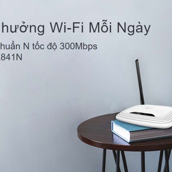 Thiết bị định tuyến TP-LINK 300M, 2.4GHz, TL-WR841N