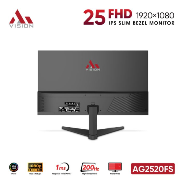 Màn Hình AiVision AG2520FS 25Inch (FHD/ADS-IPS/200Hz/1ms) 