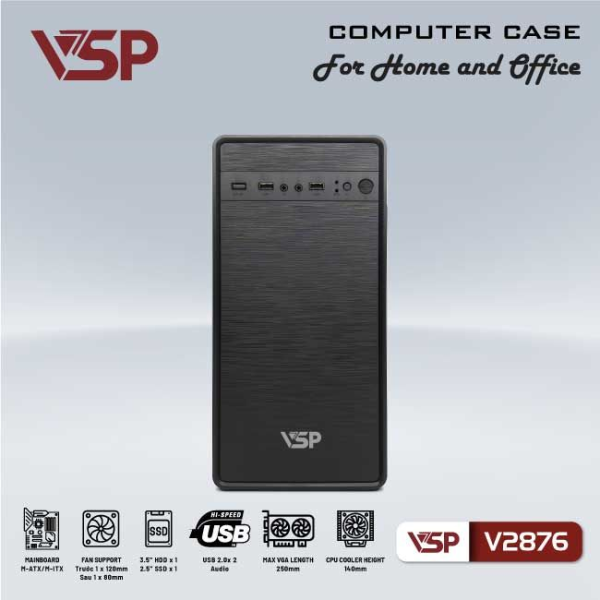 Vỏ Case máy tính VSP V2873-198