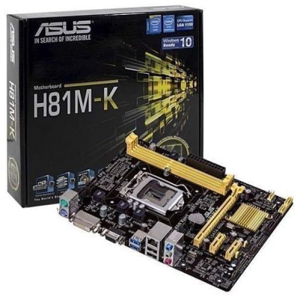 Bo Mạch chính Máy tính Main Asus H81M-K (DVI, VGA) -LGA 1150