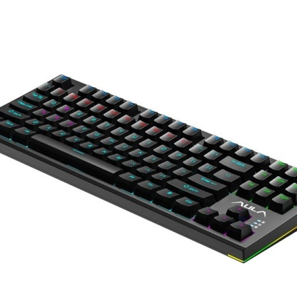 Bàn phím cơ Gaming có dây AULA F3032 màu Đen Red Switch