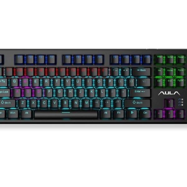 Bàn phím cơ Gaming có dây AULA F3032 màu Đen Red Switch
