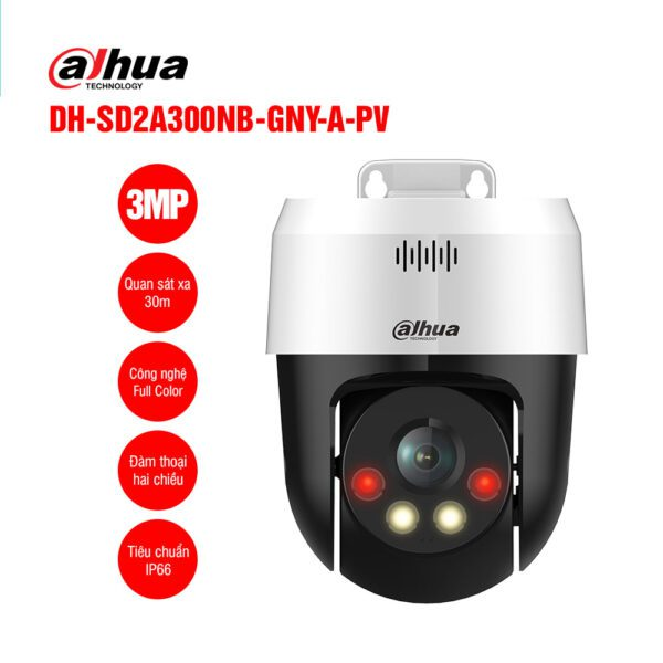 Camera IP - 3MP DAHUA DH-SD2A300NB-GNY-A-PV