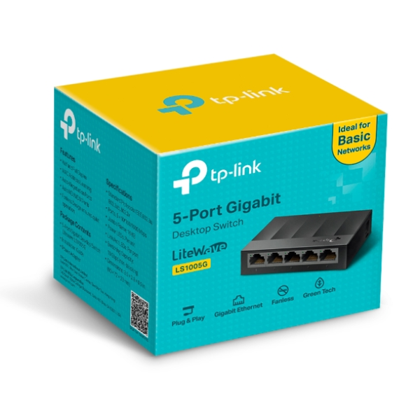 Switch TP-Link TL-LS1005G ,5 port (1 Gigabit) 