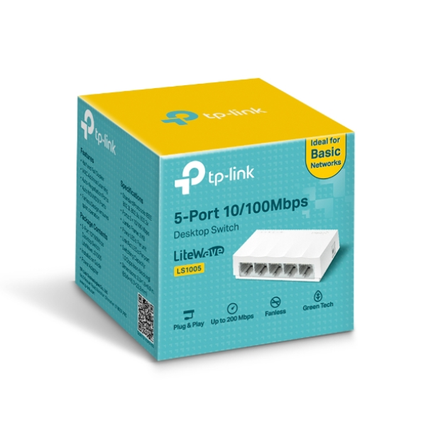 Switch TP-Link LS1005 5-Port 10/100Mbps	