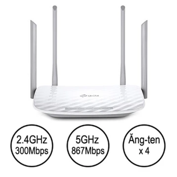 Thiết bị định tuyến TP-LINK, 2,4GHz/5GHz, Archer C50