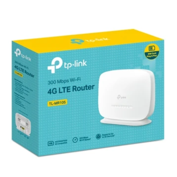 Thiết bị định tuyến băng tần 2,4 GHz, W-CDMA FDD/E-UTRA FDD, TPLINK, TL-MR105