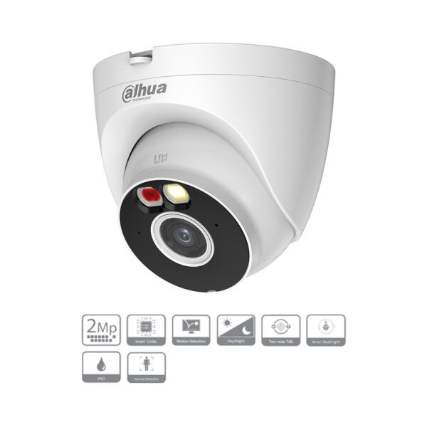 Camera WIFI Full color Dome 2MP DAHUA DH-T2A-PV