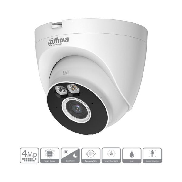 Camera WIFI Full color Dome 4MP DAHUA DH-T4A-PV