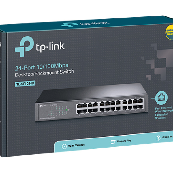 SWITCH 24 PORT 10/100Mbps TP- LINK : TL- SF1024D