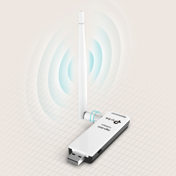 USB Thu Wifi 150Mbps TP-Link TL-WN722N (Có Anten)