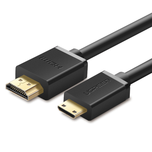 Cáp Mini HDMI sang HDMI 2.0 dài 1,5M Ugreen 11167 / HD108 hỗ trợ 4K@60hz 