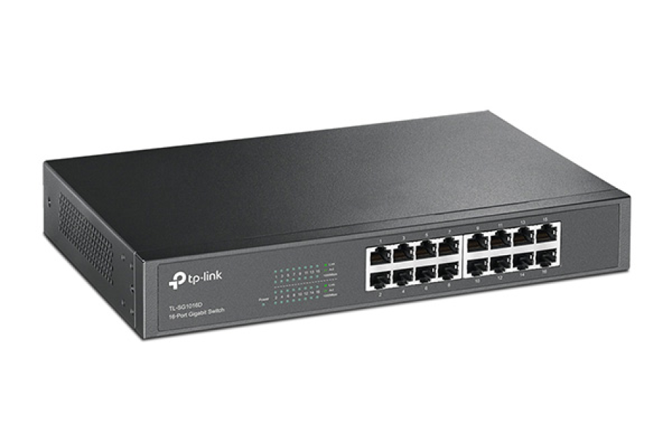 TP-LINK_TL-SG1016D- Switch 16 PORT 10/1000Mbps (1 Gigabit)