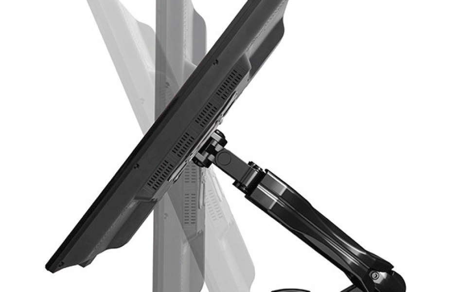 F80 - Giá treo màn hình North Bayou  (1 màn hình/ 17inch - 30inch/ Đen/ Gắn bàn)