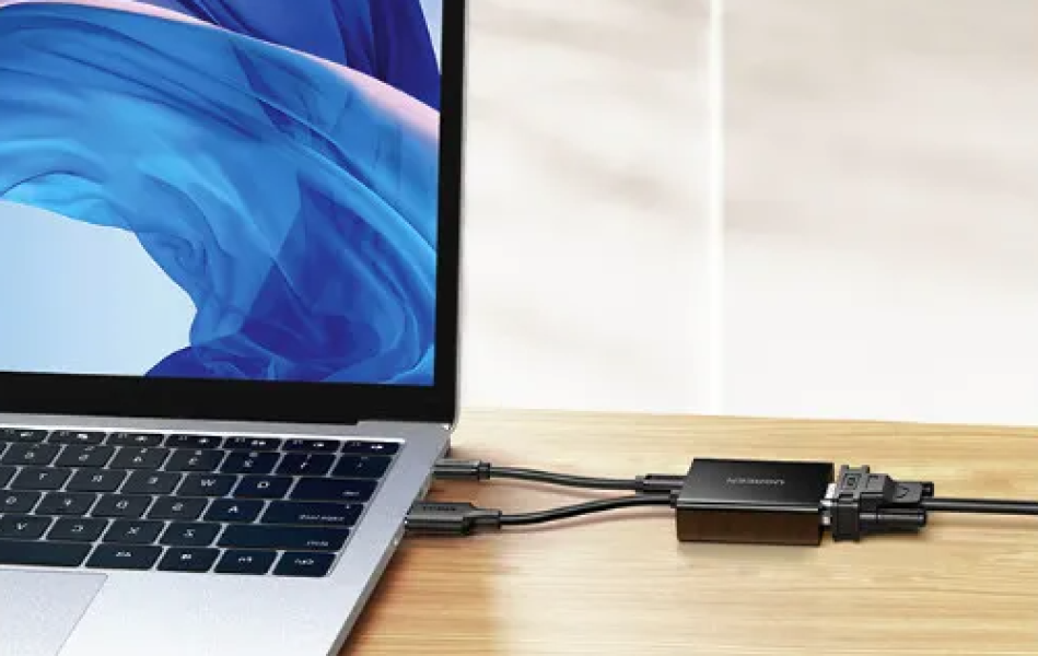 Cáp Chuyển HDMI to VGA Ugreen 90813/CM611, hỗ trợ FullHD 1080P@60Hz, Trợ nguồn cổng USB-C