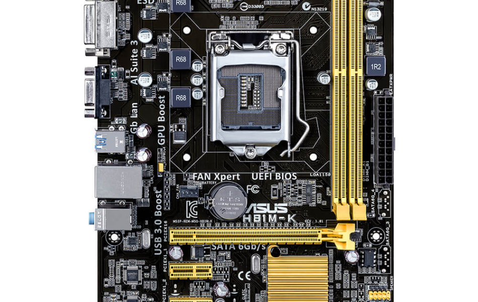 Bo Mạch chính Máy tính Main Asus H81M-K (DVI, VGA) -LGA 1150