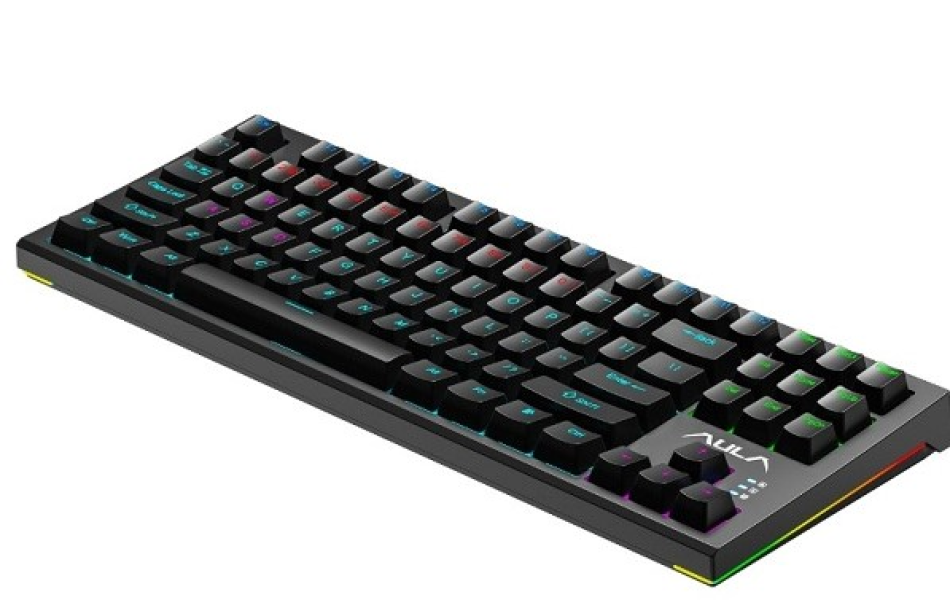 Bàn phím cơ Gaming có dây AULA F3032 màu Đen Red Switch