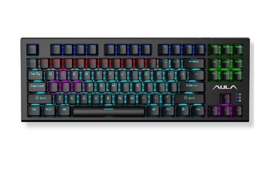 Bàn phím cơ Gaming có dây AULA F3032 màu Đen Red Switch