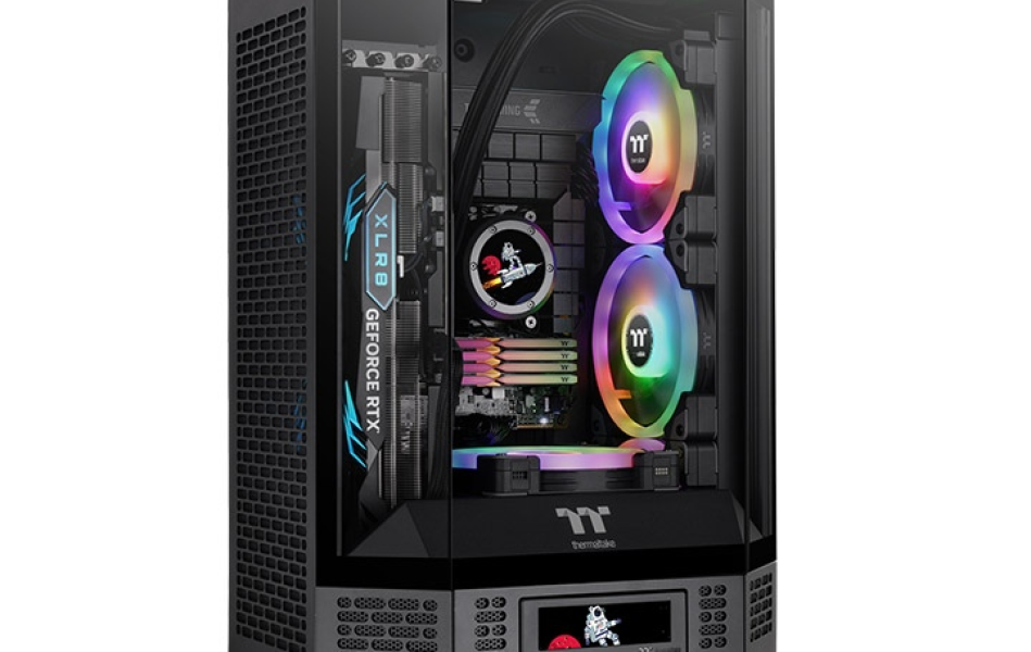 Vỏ Case Máy Tính Thermaltake Tower 300 - Snow (Matx, 3 fan 14cm, Màu đen) - Không kèm Fan