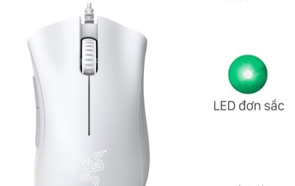 Chuột Gaming có dây Razer DeathAdder Essential Gaming (RZ01-03850100-R3M1) (White)