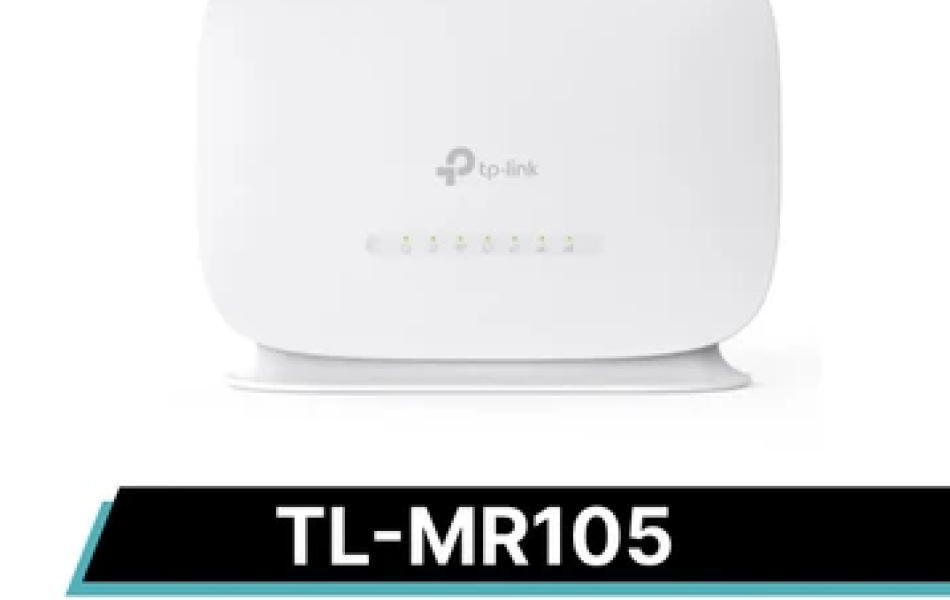 Thiết bị định tuyến băng tần 2,4 GHz, W-CDMA FDD/E-UTRA FDD, TPLINK, TL-MR105