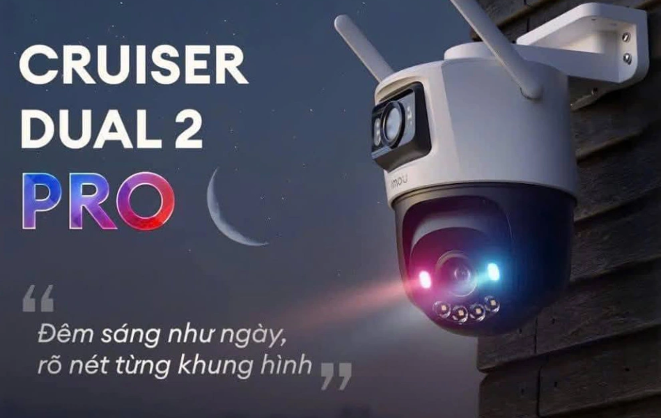 Camera WiFi 8MP iMOU Cruiser Dual 2 Pro (IPC-S7XFP-8U0WED)