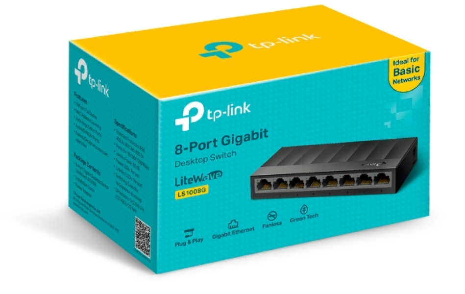 Switch TP-Link TL-LS1008G 8port (1 Gigabit) 