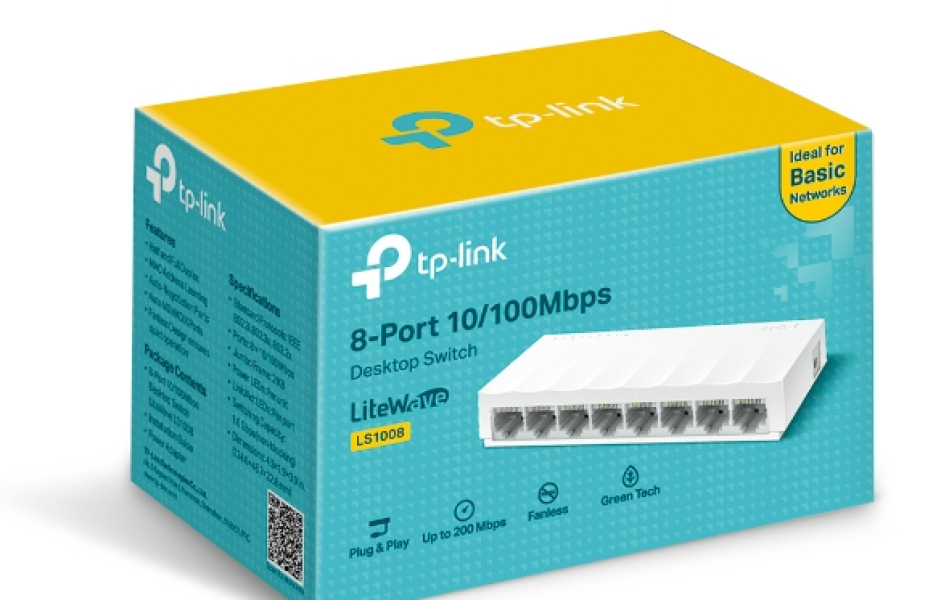 Switch TP-Link LS1008 8-Port 10/100Mbps	