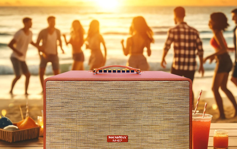 Loa Bluetooth Karaoke Soundmax M67