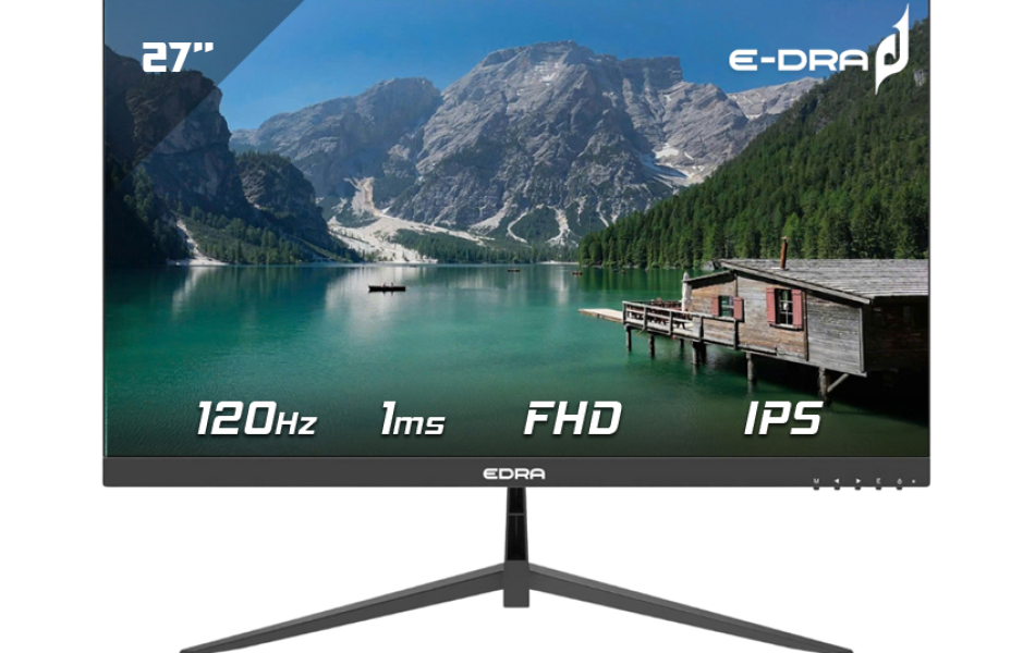 Màn hình E-DRA 27inch model : EGM27F120S ( IPS / FHD / 120Hz / 1ms / HDMI / VGA )