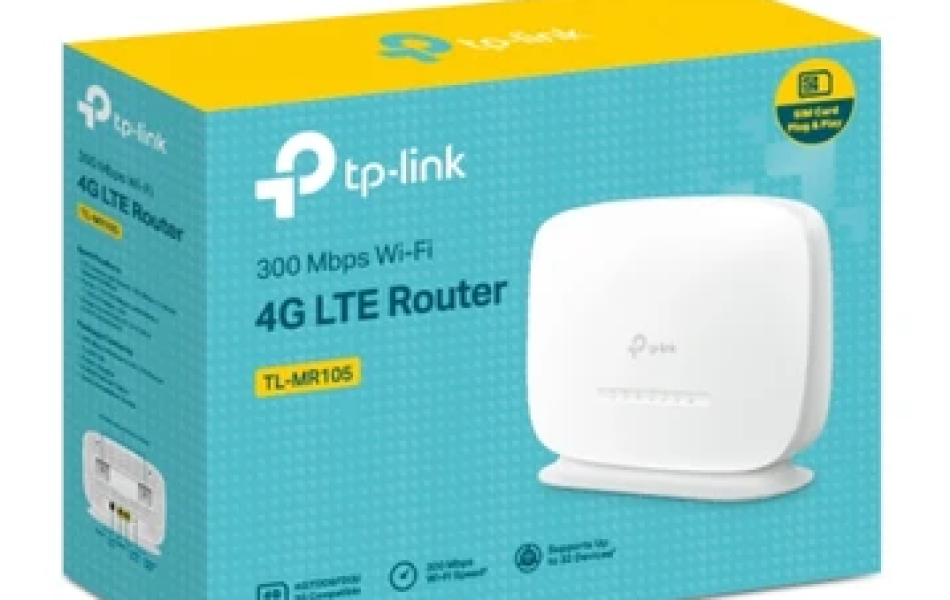 Thiết bị định tuyến băng tần 2,4 GHz, W-CDMA FDD/E-UTRA FDD, TPLINK, TL-MR105