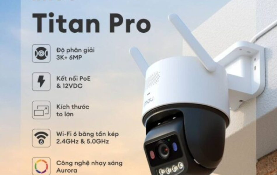 Camera Wifi IMOU TITAN PRO IPC-U7LP-6V0NE 6MP 3K+