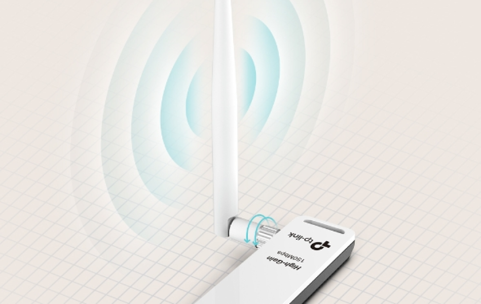 USB Thu Wifi 150Mbps TP-Link TL-WN722N (Có Anten)