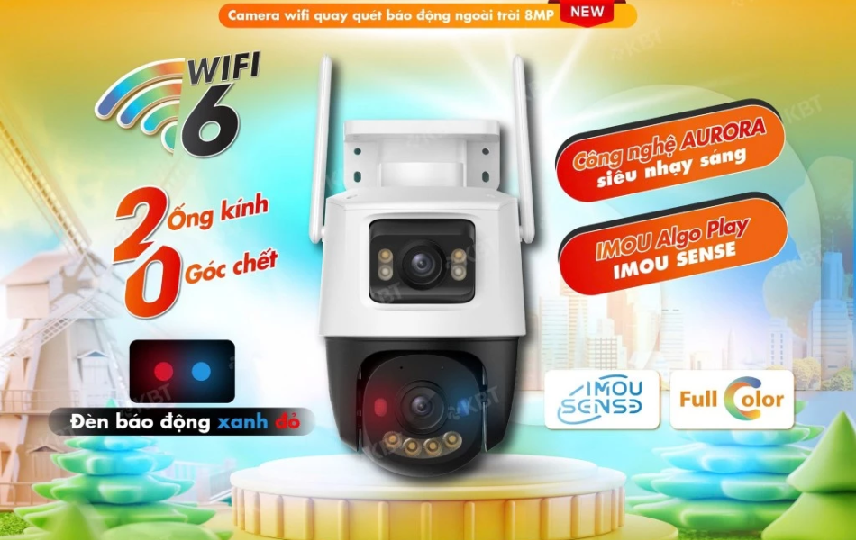 Camera WiFi 8MP iMOU Cruiser Dual 2 Pro (IPC-S7XFP-8U0WED)